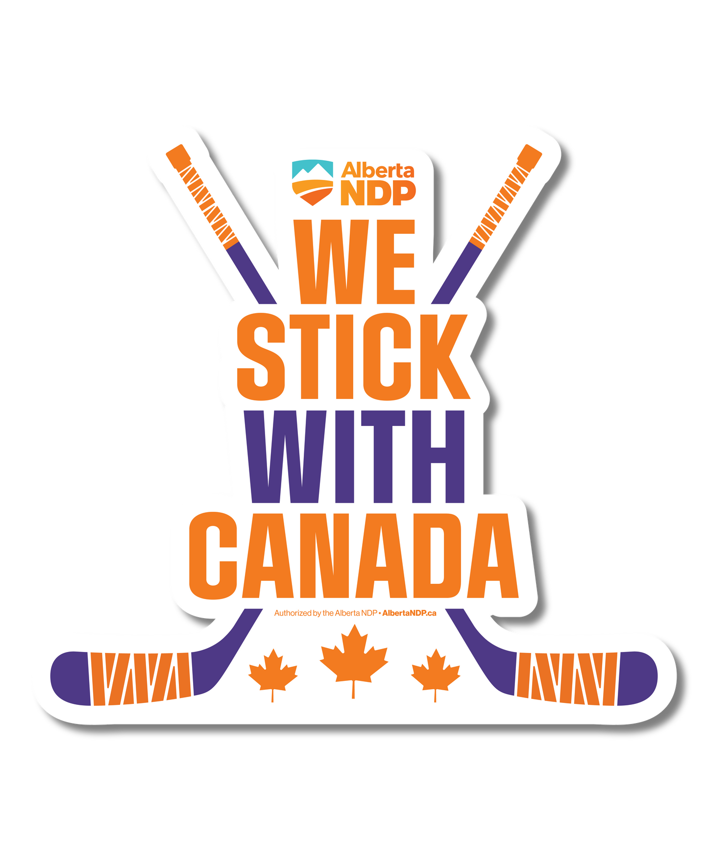 We Stick With Canada Sticker