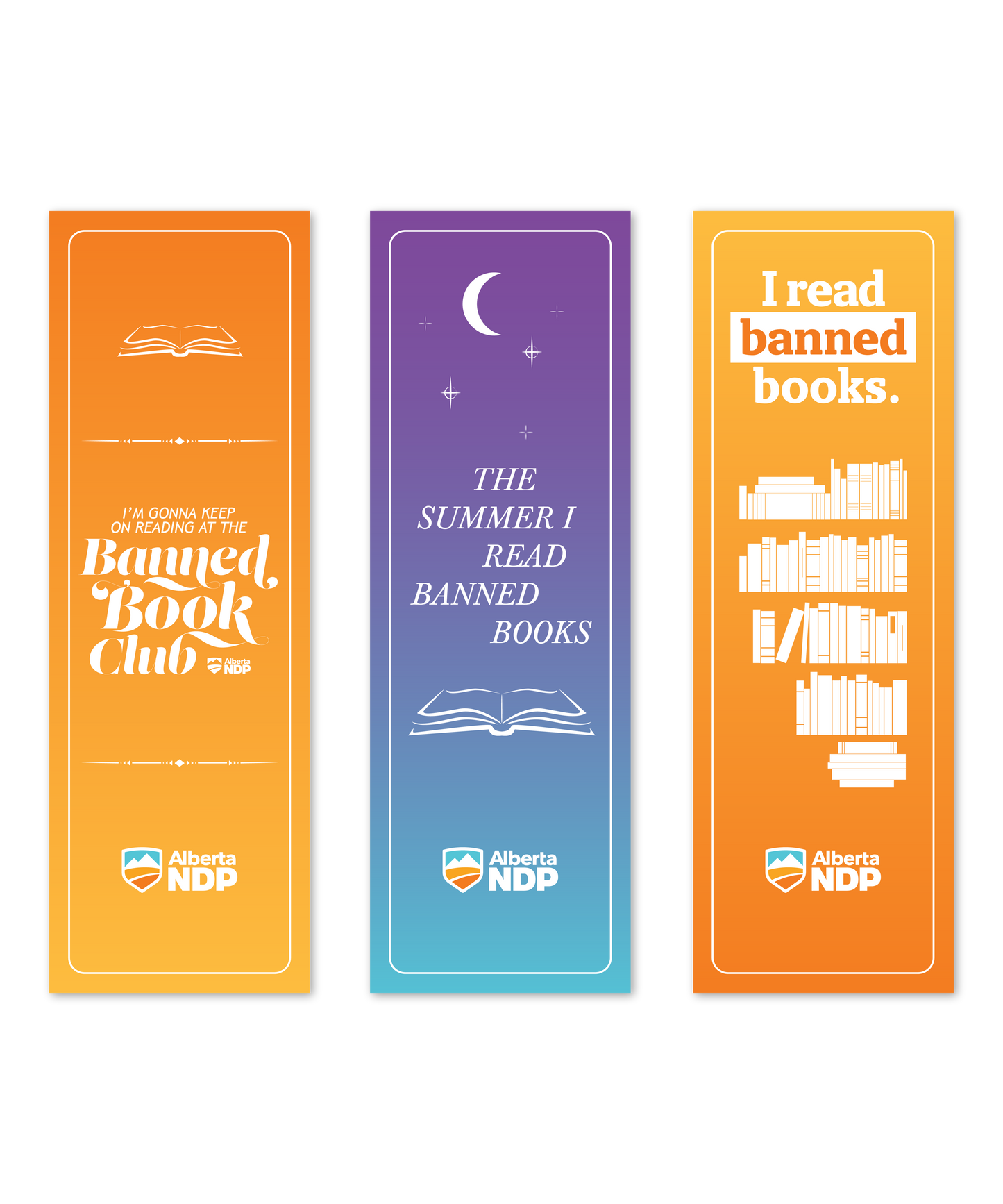 Banned Bookmarks (3 pack)