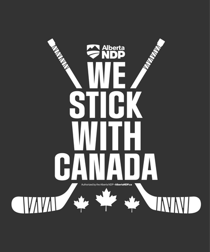 We Stick With Canada Car Decal